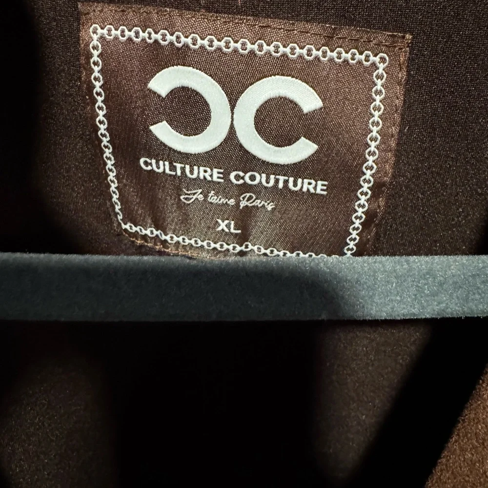 Culture Couture Brown Trench Coat - Picture 5 of 5
